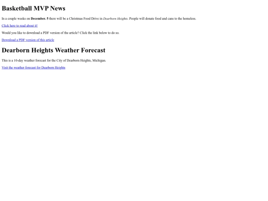 index screenshot