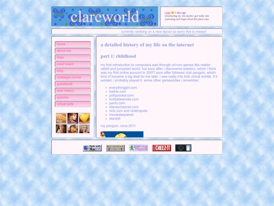 webhistory screenshot