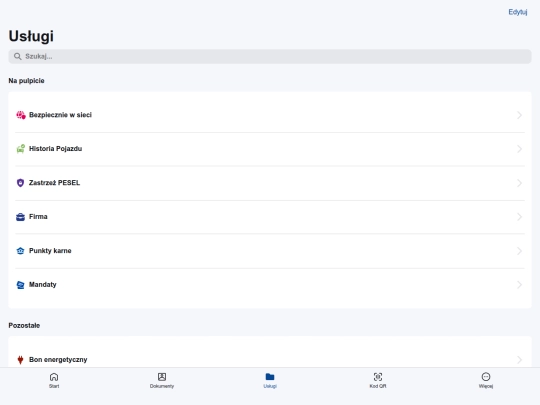 templates/services screenshot