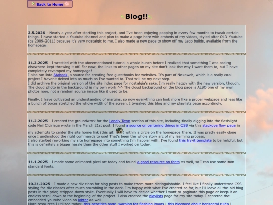 blog screenshot