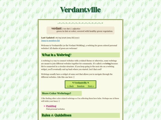 webring/verdant-webring screenshot