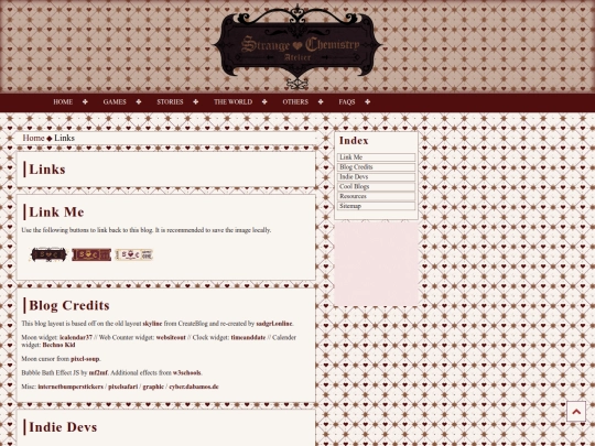 sitemap/links screenshot