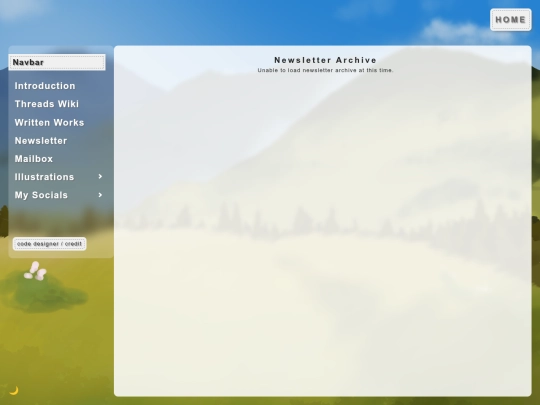newsletter-archive screenshot