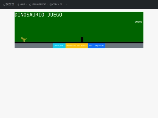 sitio web/pag/dino screenshot