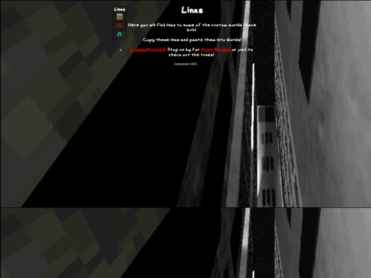 Links screenshot