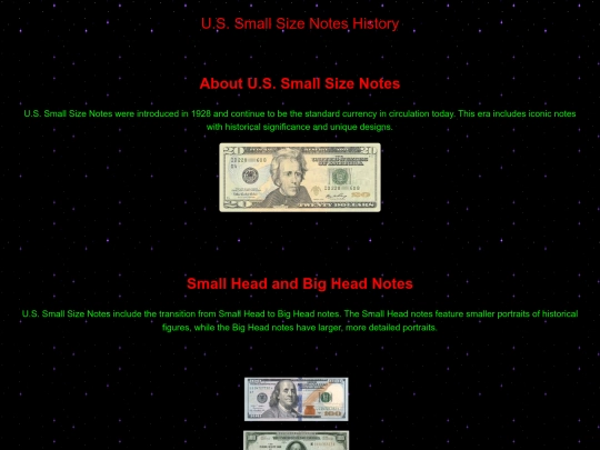 us-small-size-notes screenshot