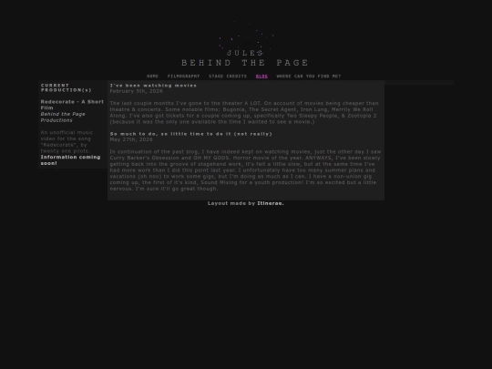 pages/blog screenshot