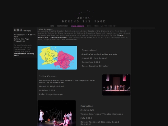 pages/stage screenshot