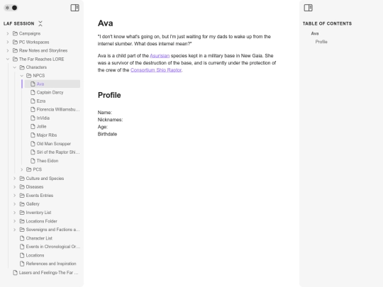 TFRwiki_v2/The Far Reaches LORE/Characters/NPCS/Ava screenshot