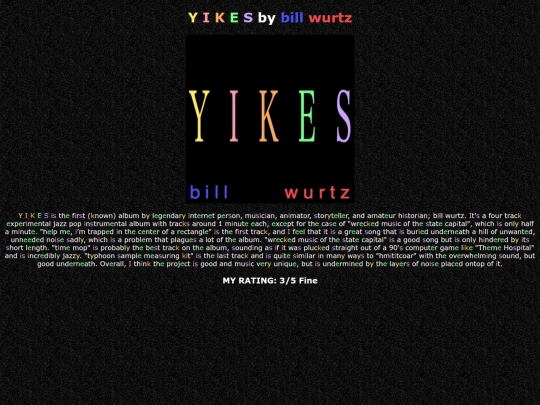 music/yikes screenshot