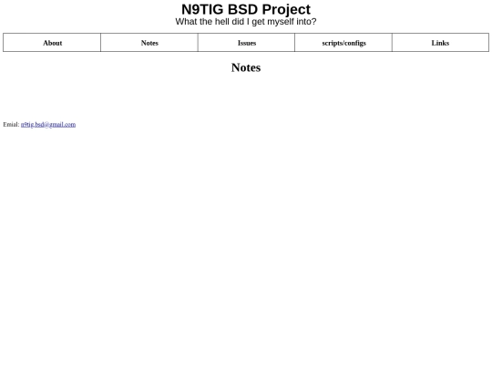 notes screenshot
