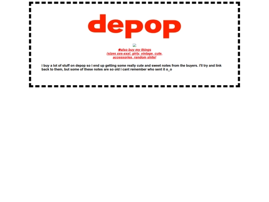 garage/depop screenshot