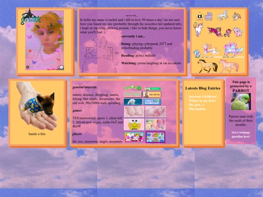 personal/about screenshot