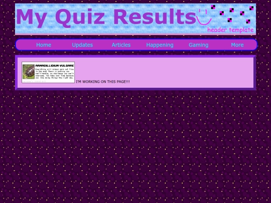 miscellaneous/myQuizResults screenshot