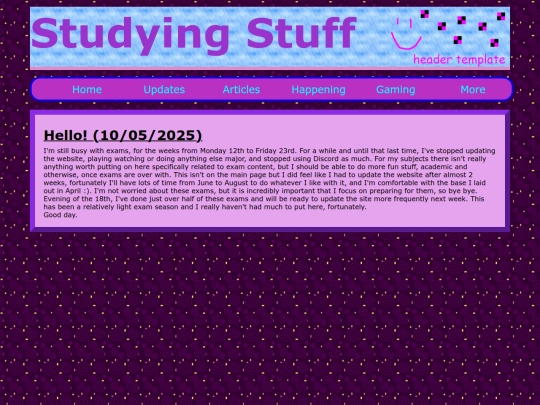 miscellaneous/studying screenshot