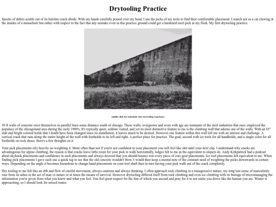 White/drytoolingpractice screenshot