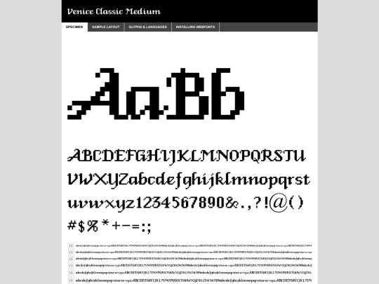 fonts & images/webfontkit-20240819-225342/veniceclassic-demo screenshot