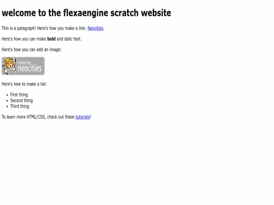 index screenshot