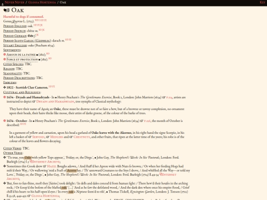 glossahortensia/quercus screenshot
