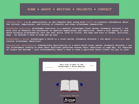 projects screenshot