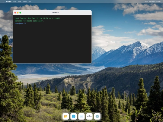 MacOS screenshot