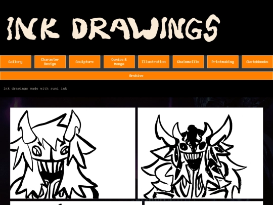 ink-drawings screenshot