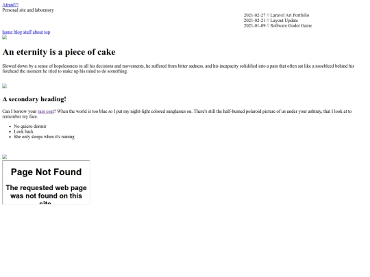 home page screenshot