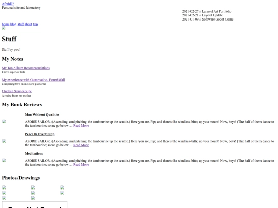 page stuff screenshot
