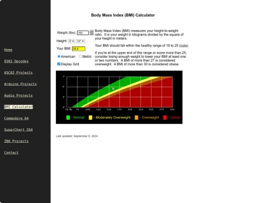 bmi/bmi screenshot