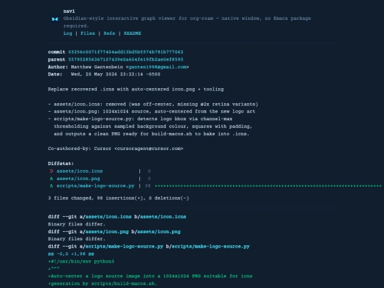 git/navi/commit/03256c0071f77404add13bd5b5574b781b777062 screenshot