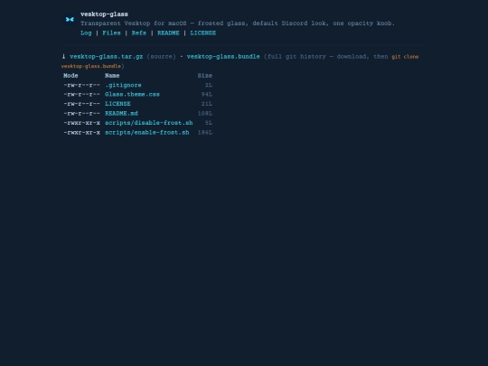 git/vesktop-glass/files screenshot