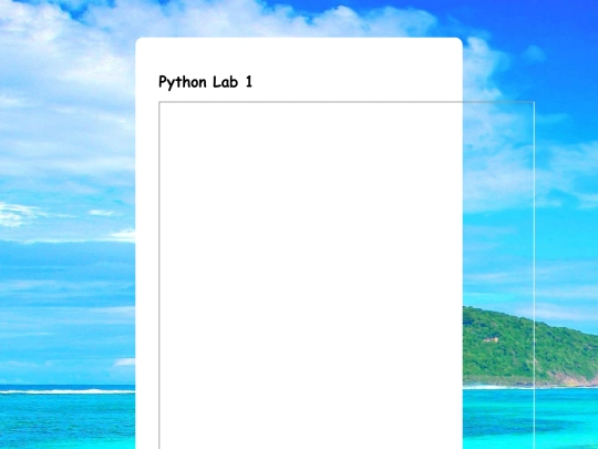 python/pythonlab1 screenshot