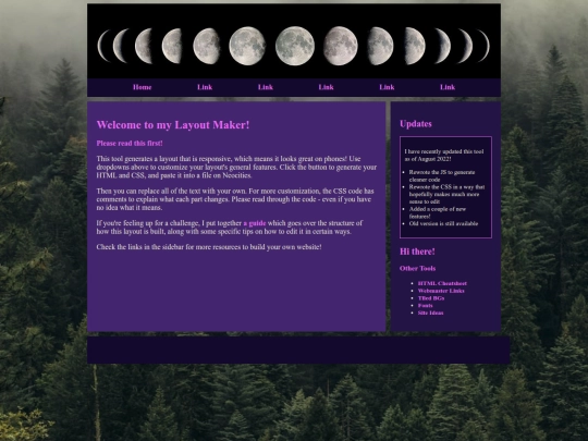 test screenshot