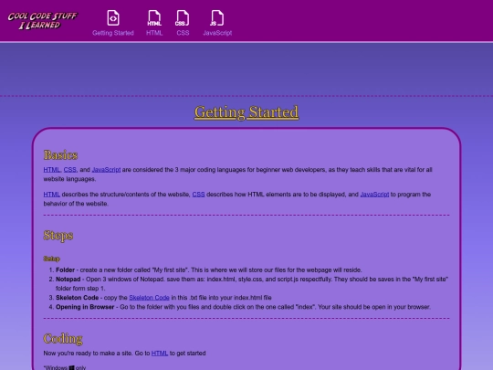 start screenshot