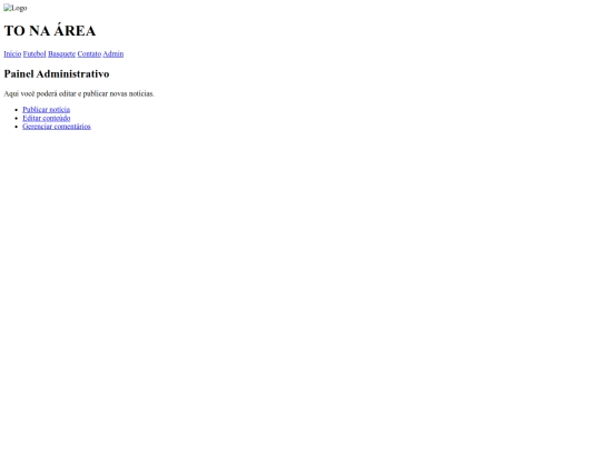 admin screenshot