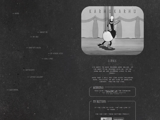 links screenshot