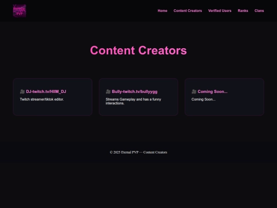 creators screenshot