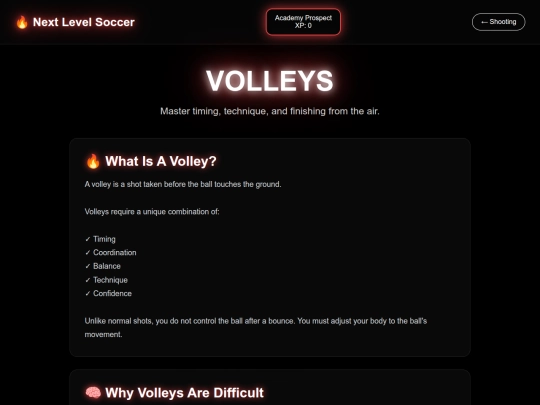 soccer/volleys screenshot