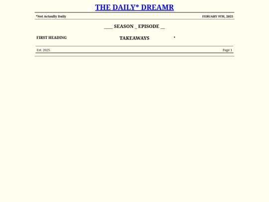 blog/AEmptyTemplate screenshot