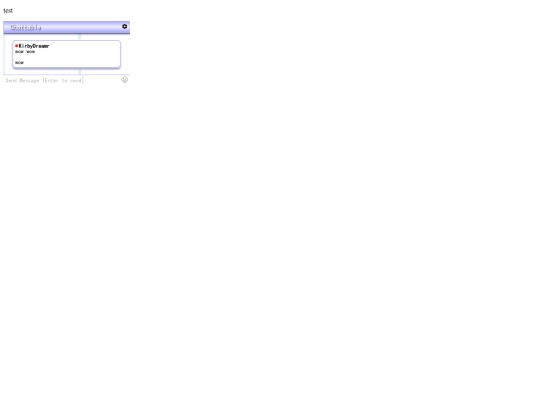 chattable/chattest screenshot