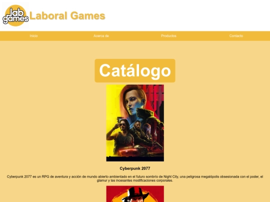Productos screenshot
