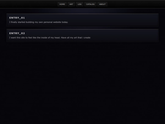 blog screenshot