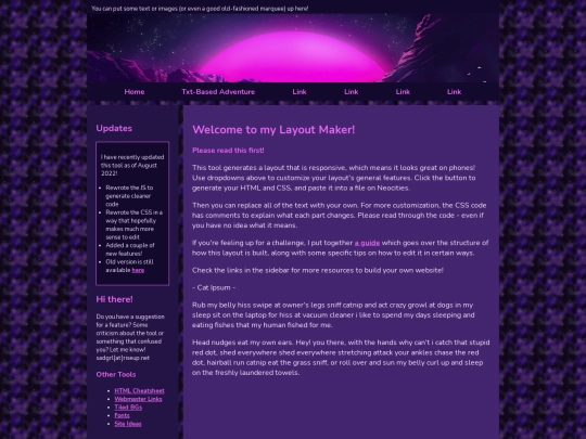 home screenshot