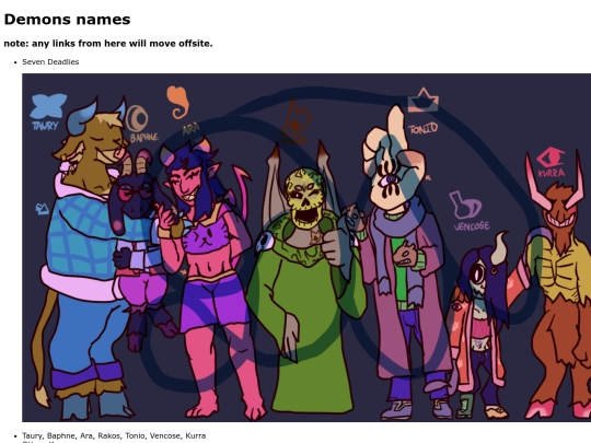 Charactersfield/demons screenshot