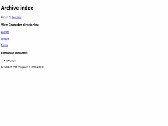 index screenshot