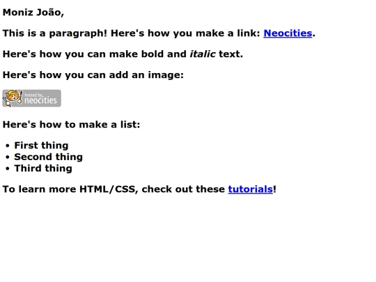 index screenshot