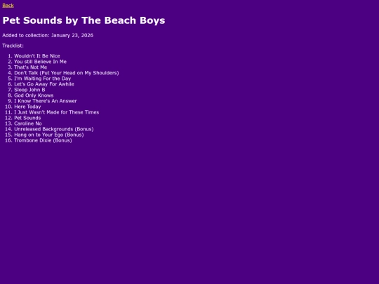 cds/pet_sounds screenshot